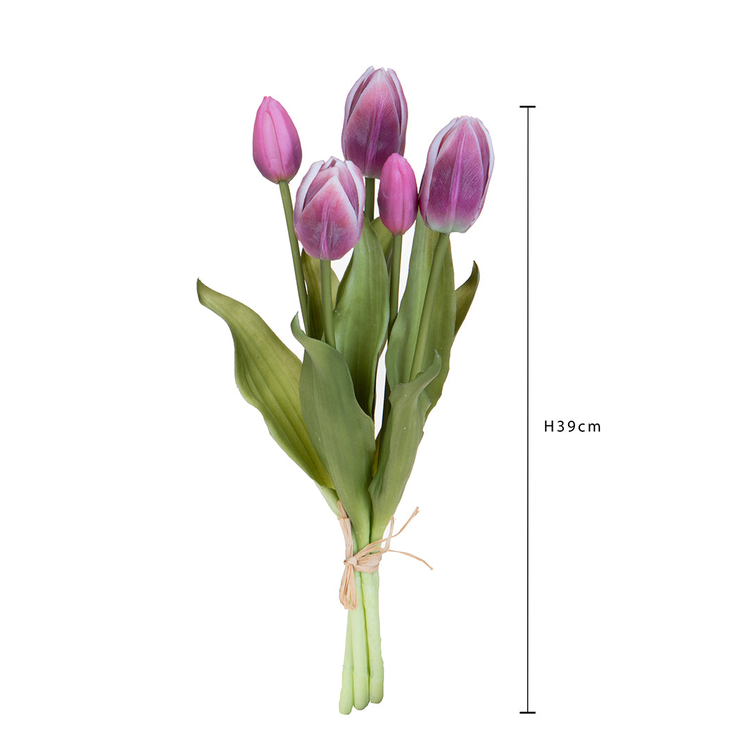 Tulipano per 5 fiori • 39 cm