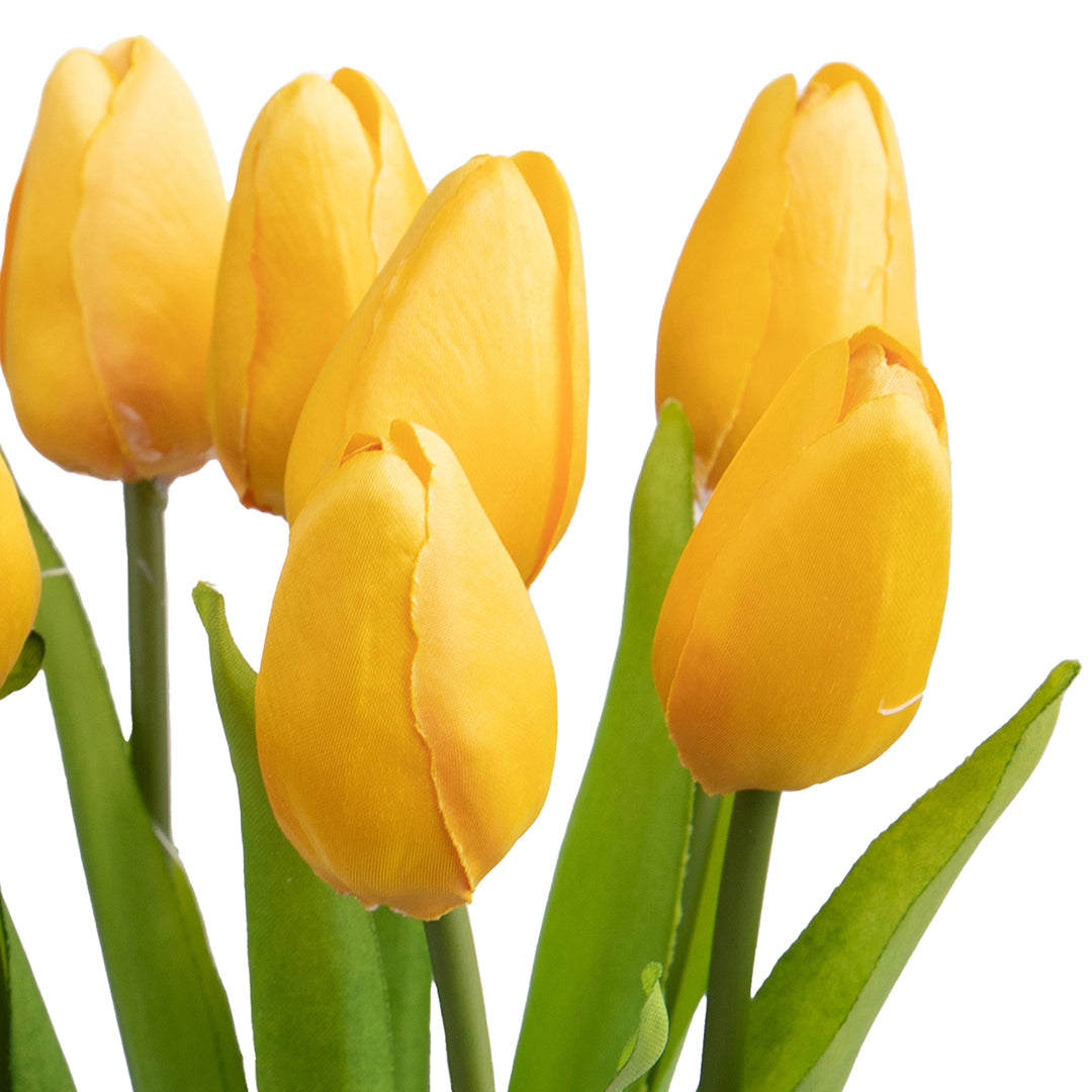 Mazzo di 7 tulipani artificiali • 37 cm