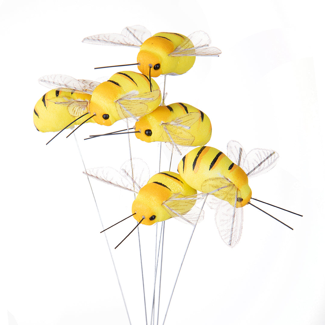 Animale decorativo Api con Pick • 15 cm