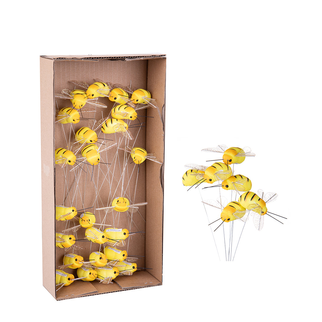 Animale decorativo Api con Pick • 15 cm