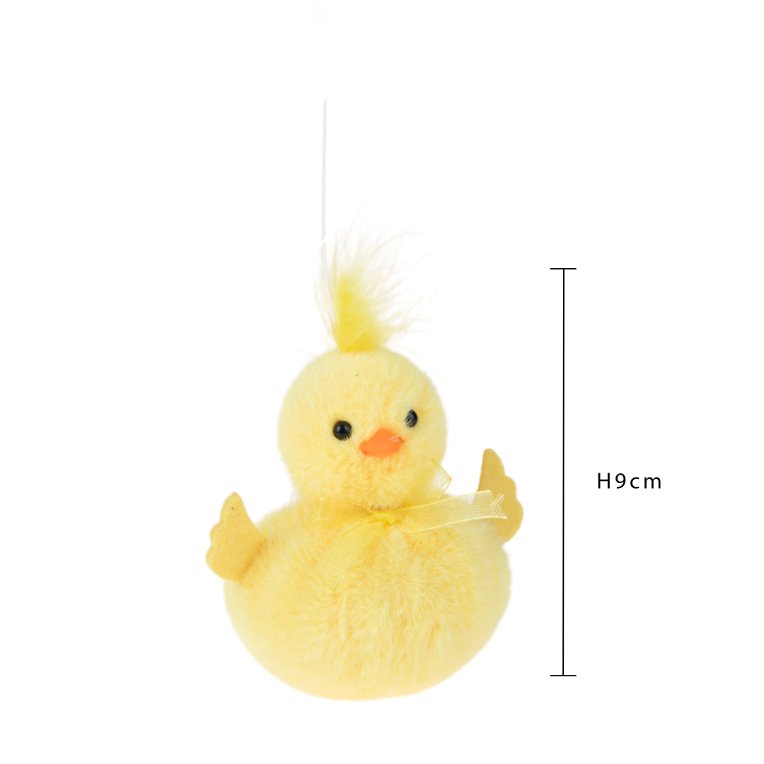 12 Pezzi • Pulcino da appendere • 9 cm