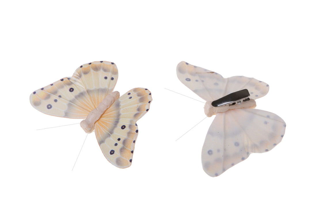 Farfalle 12 Pz con clip • 3 cm