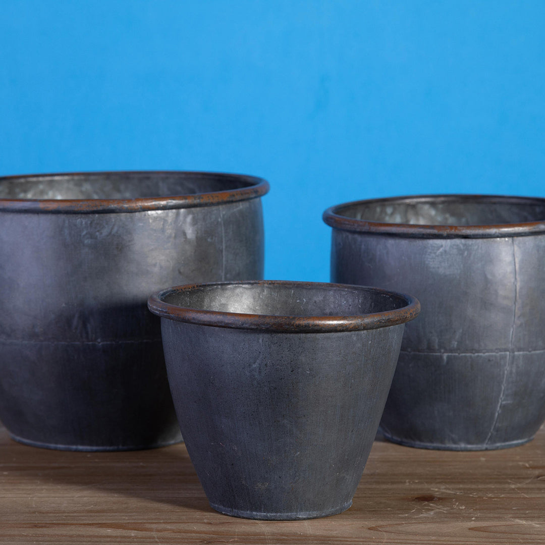 Cachepot metallo • 18 cm