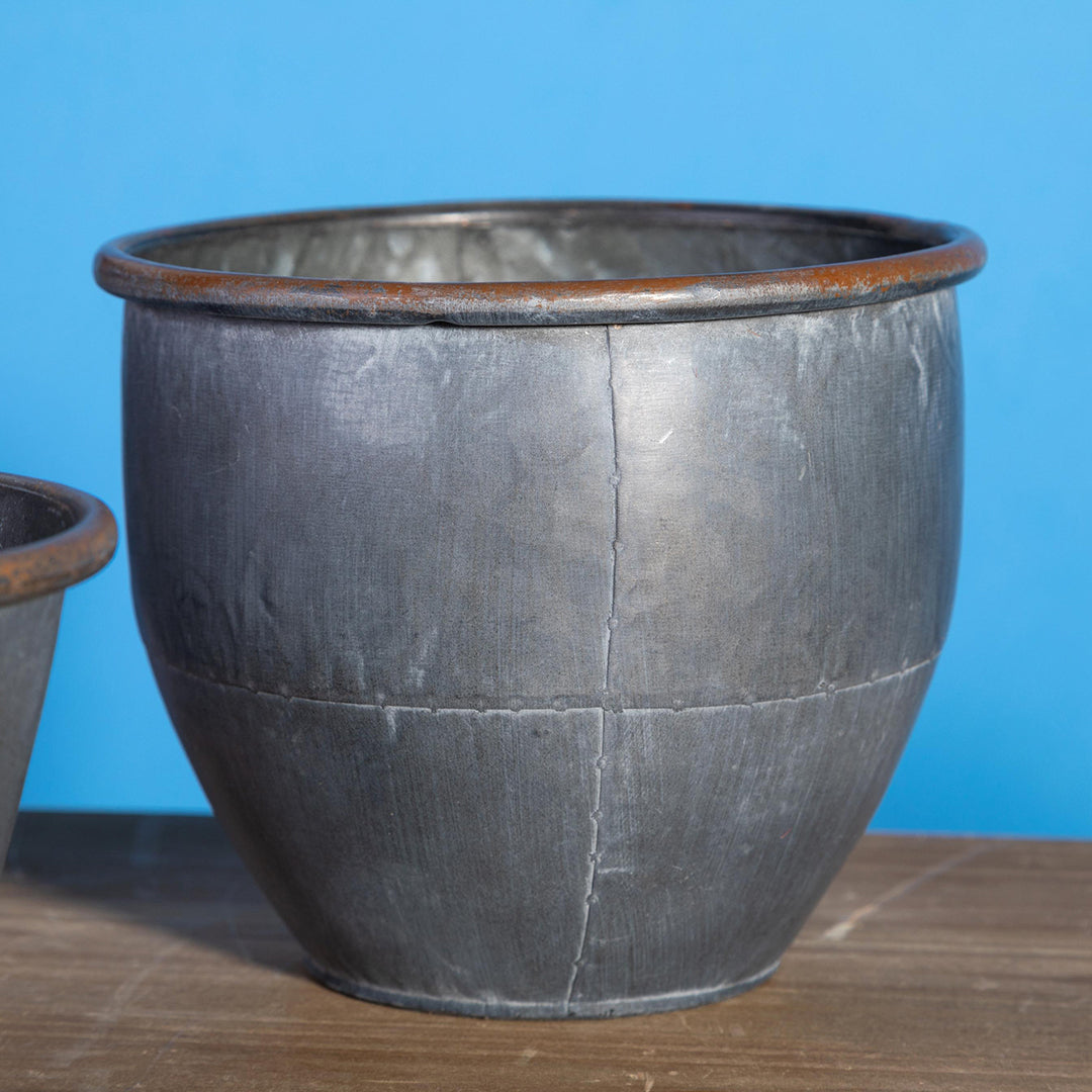 Cachepot metallo • 18 cm