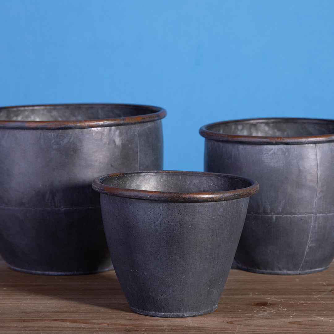 Cachepot metallo • 18 cm