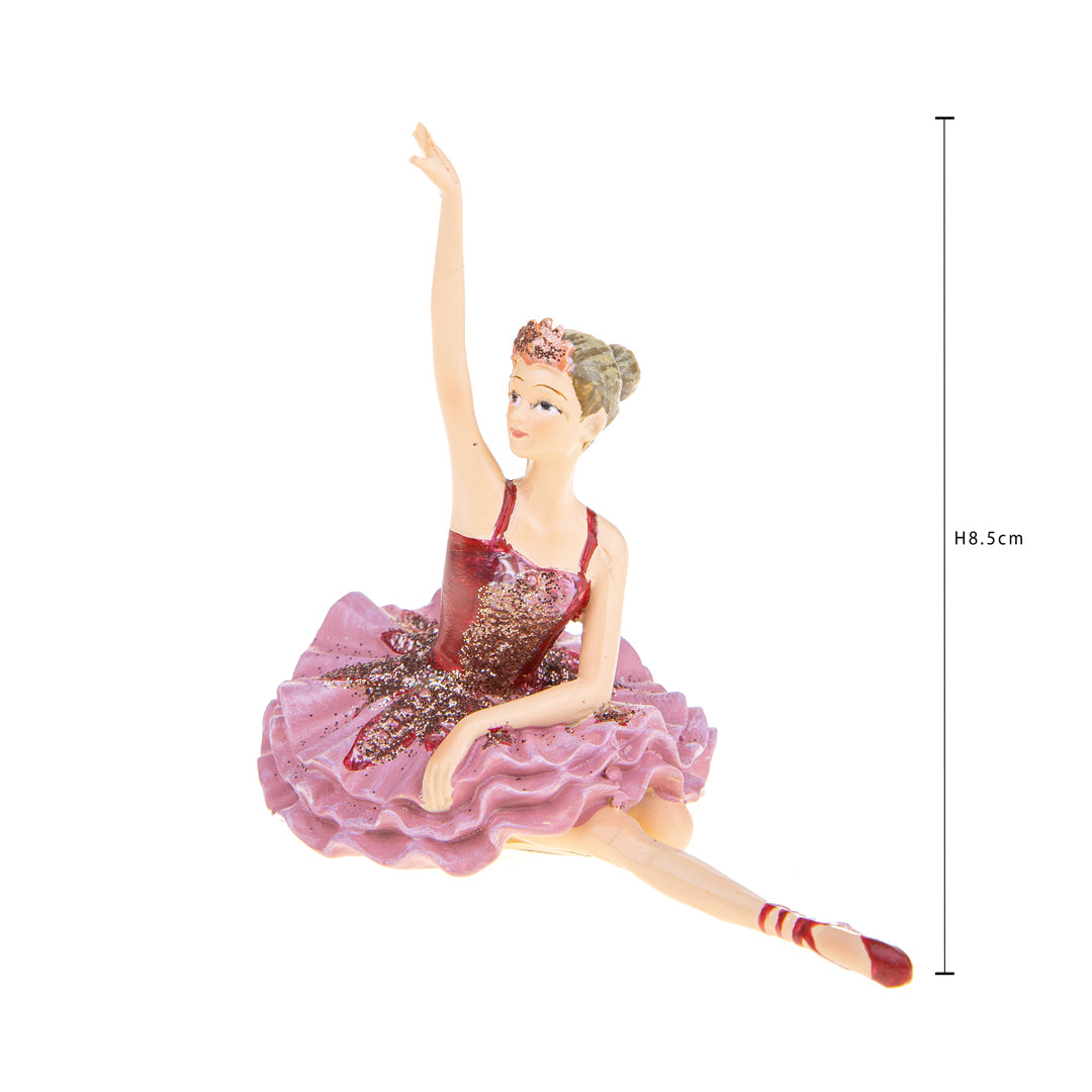 Pezzi 3 • Ballerina seduta • H 8,5 cm
