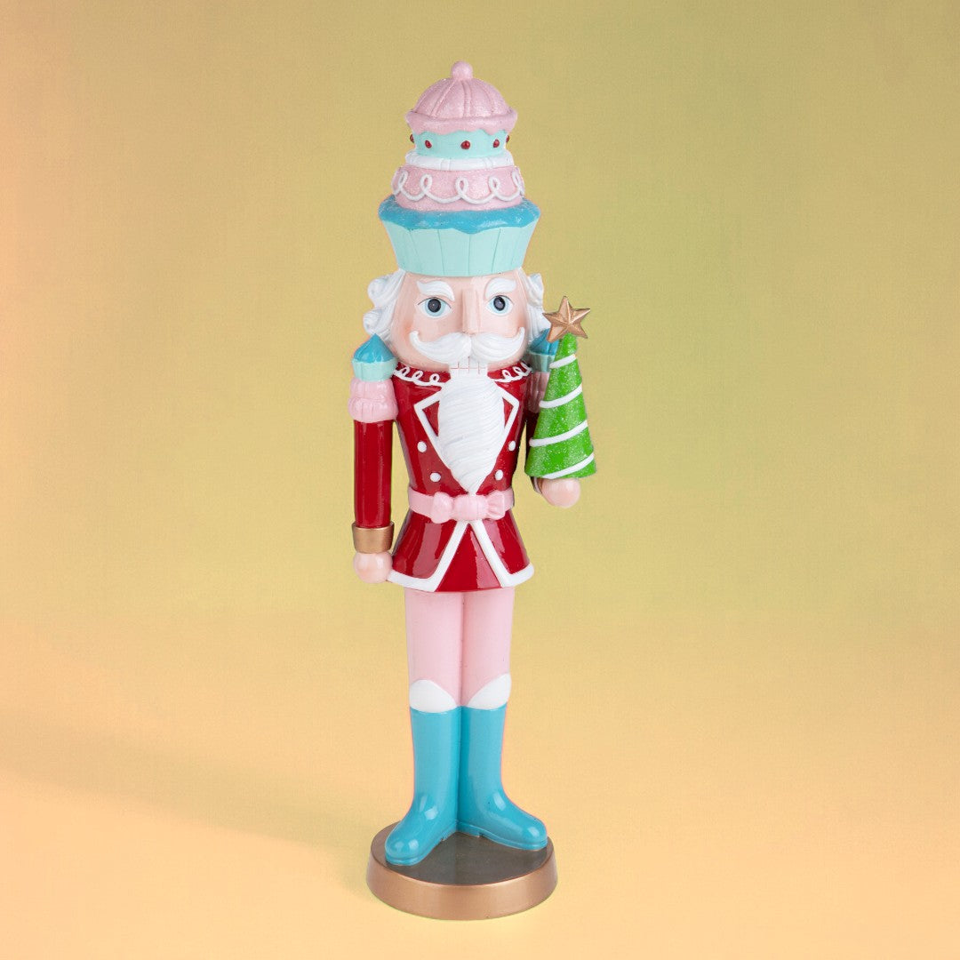 Schiaccianoci con Muffin + Albero • 46 cm