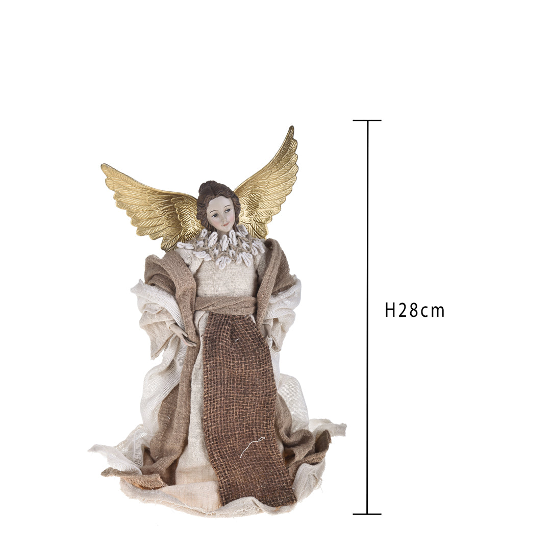 Angelo in tessuto • 28 cm