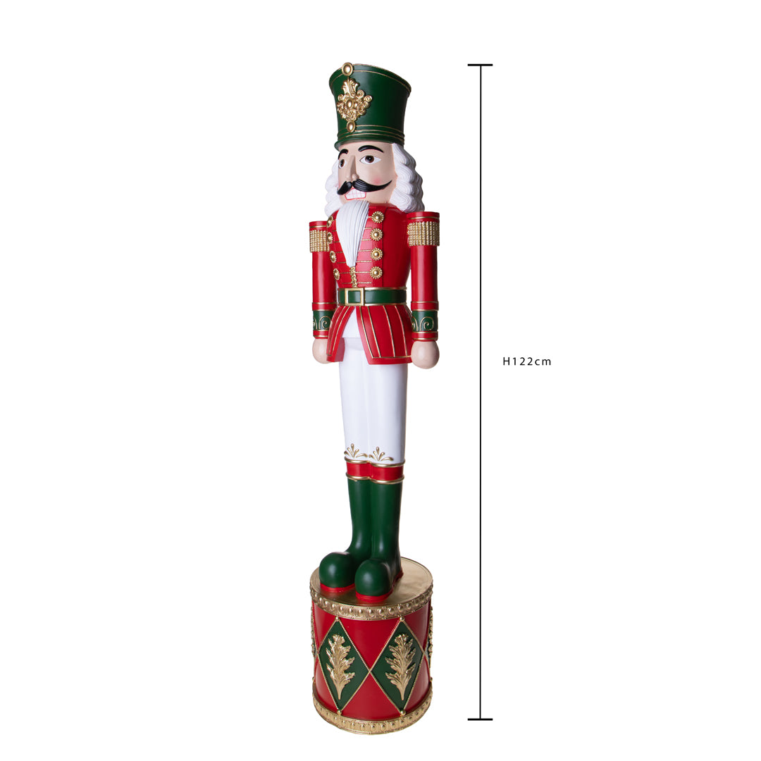 Schiaccianoci con tamburo • H 122 cm