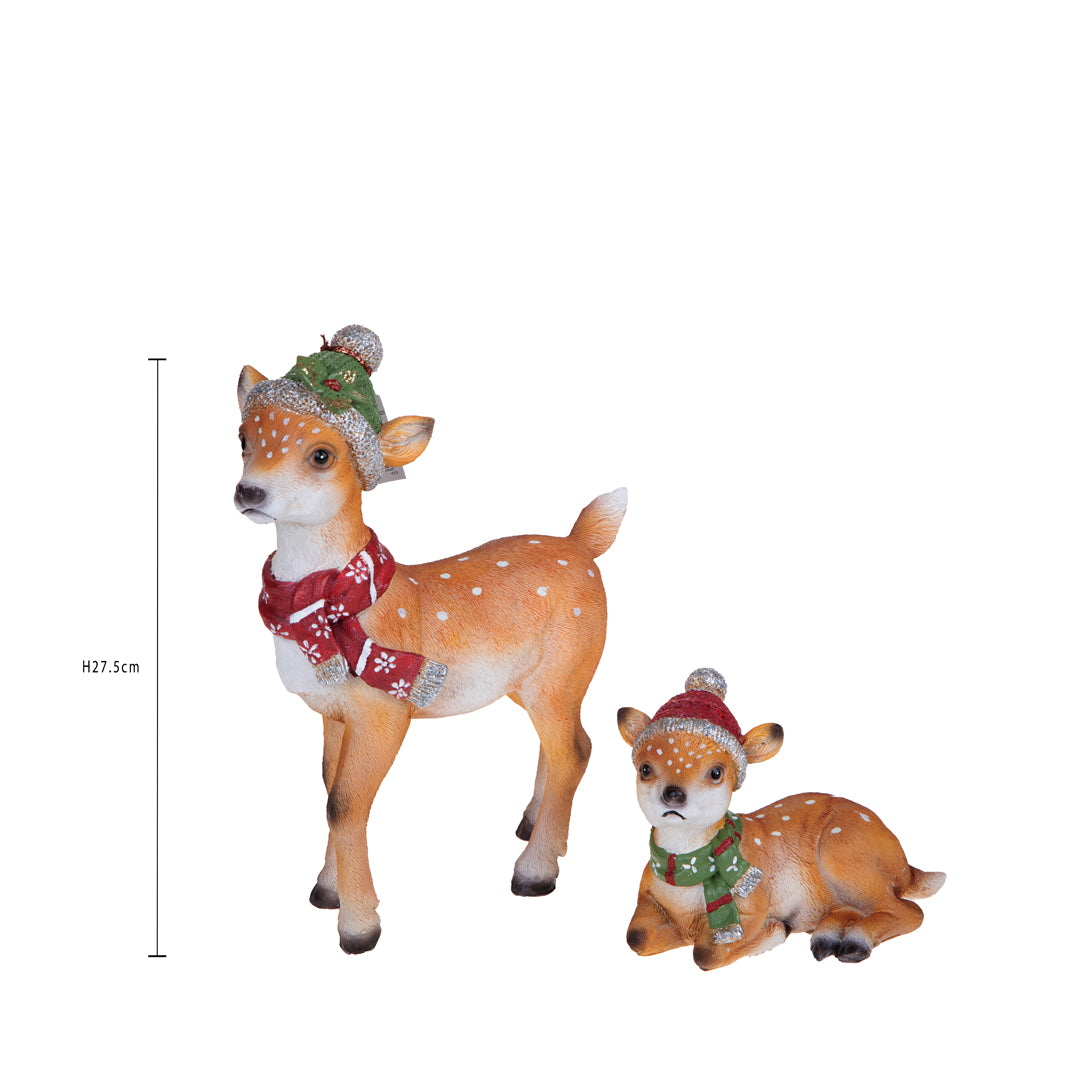 bambi natalizi • H 27,5 cm