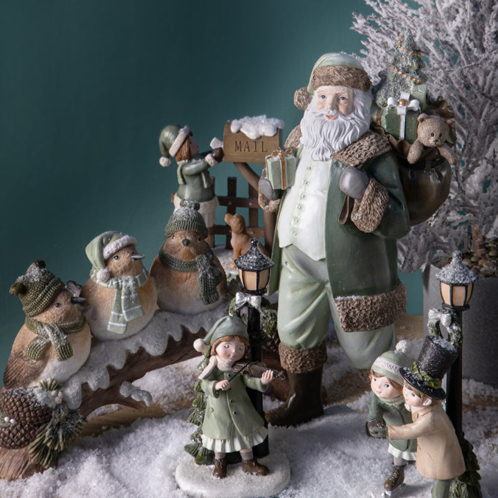 Babbo natale con sacco • H 37 cm