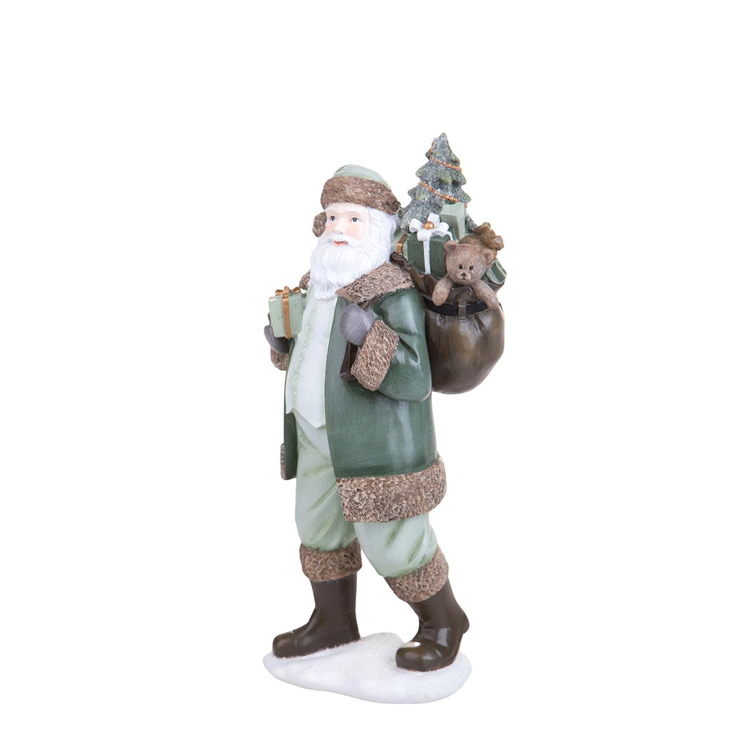 Babbo natale con sacco • 37 cm