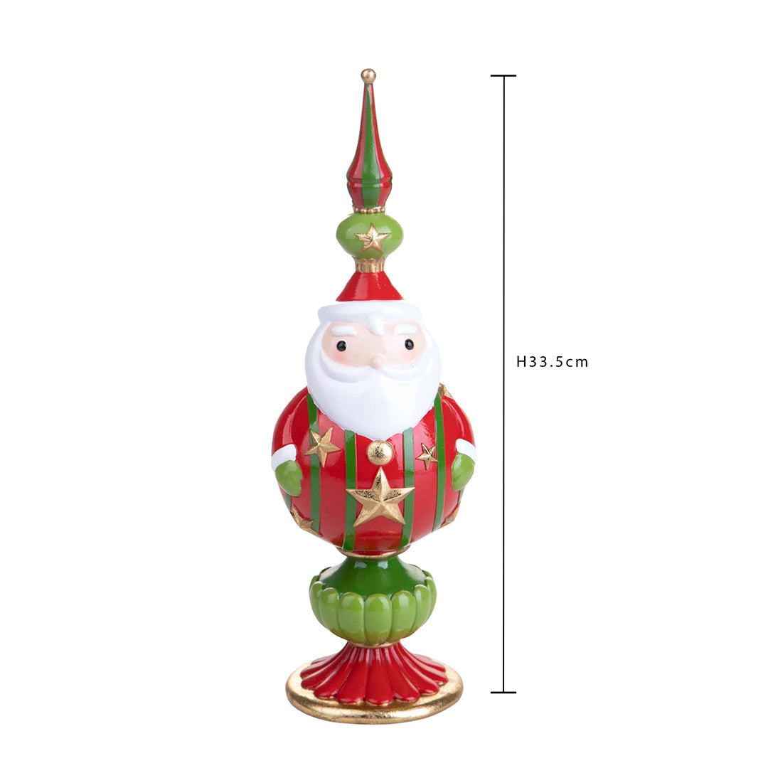 Puntale babbo natale • 33 cm