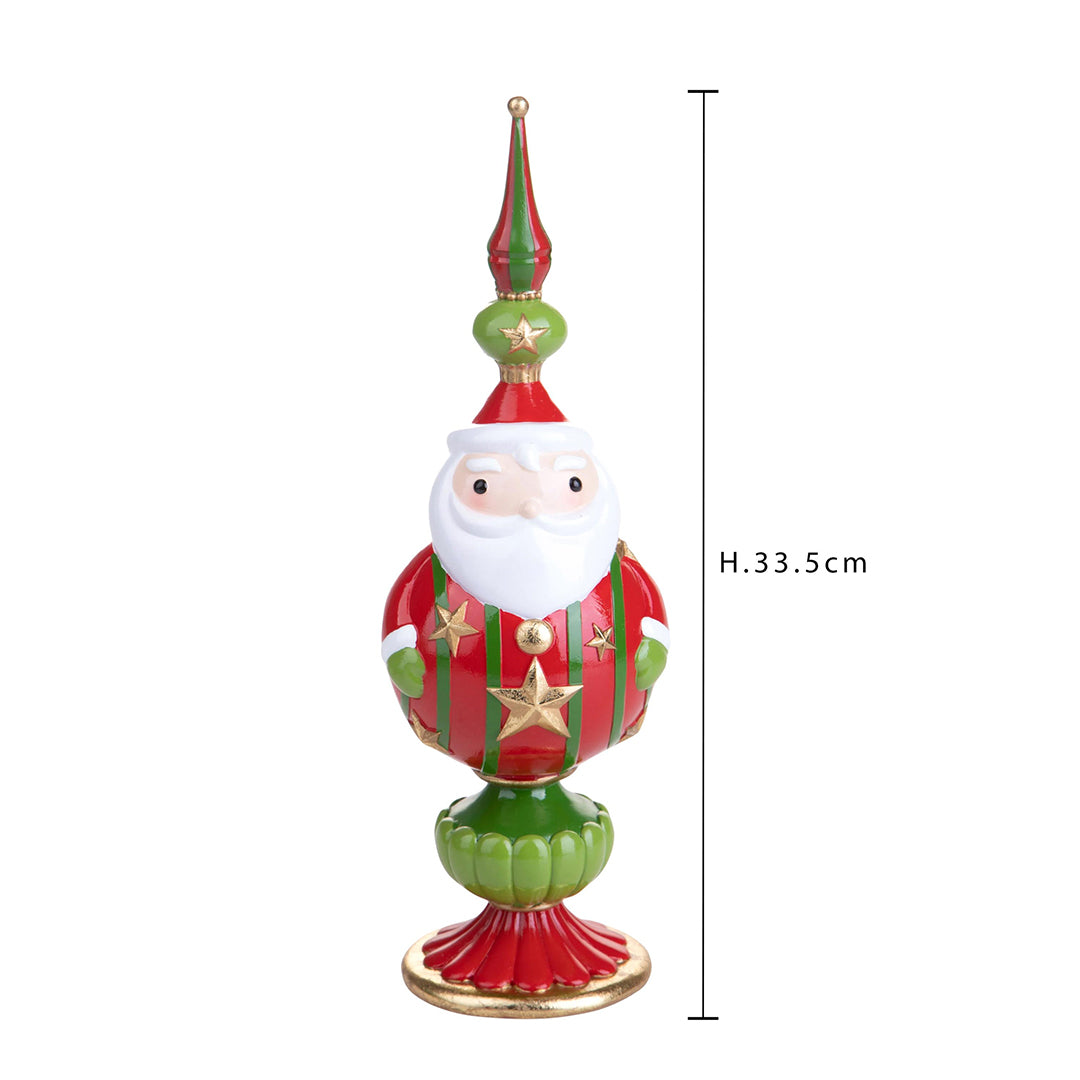 Puntale babbo natale • 33 cm