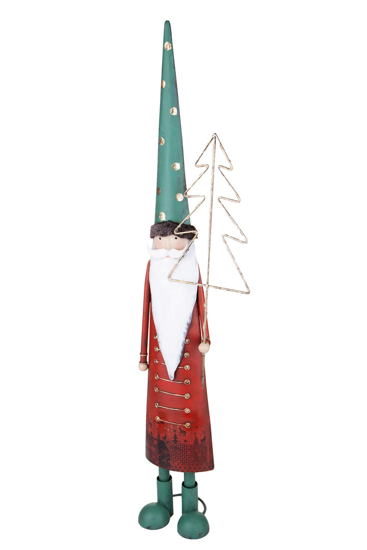 Babbo natale conAlbero con led • H 94 cm