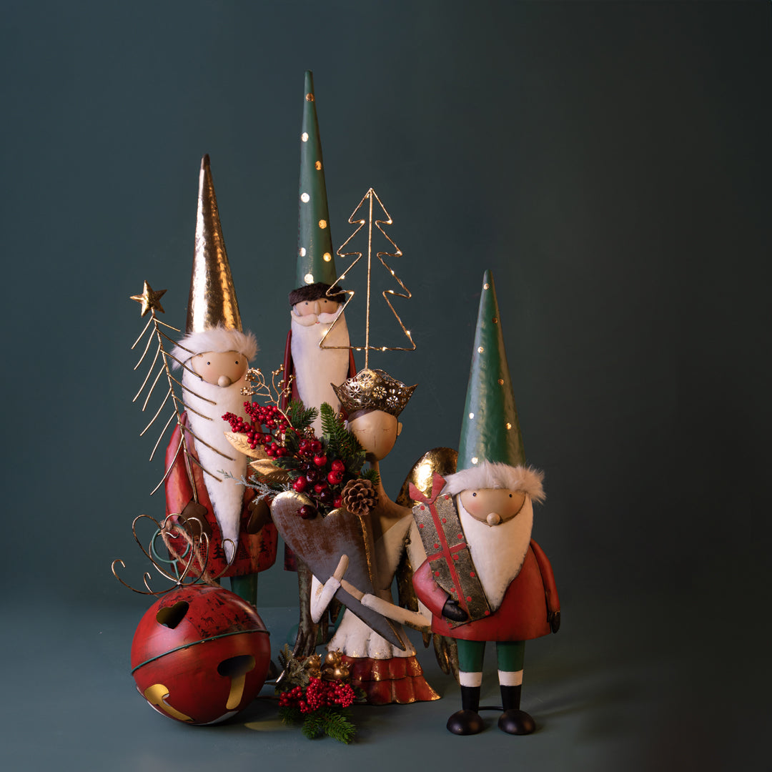 Babbo natale conAlbero con led • H 94 cm