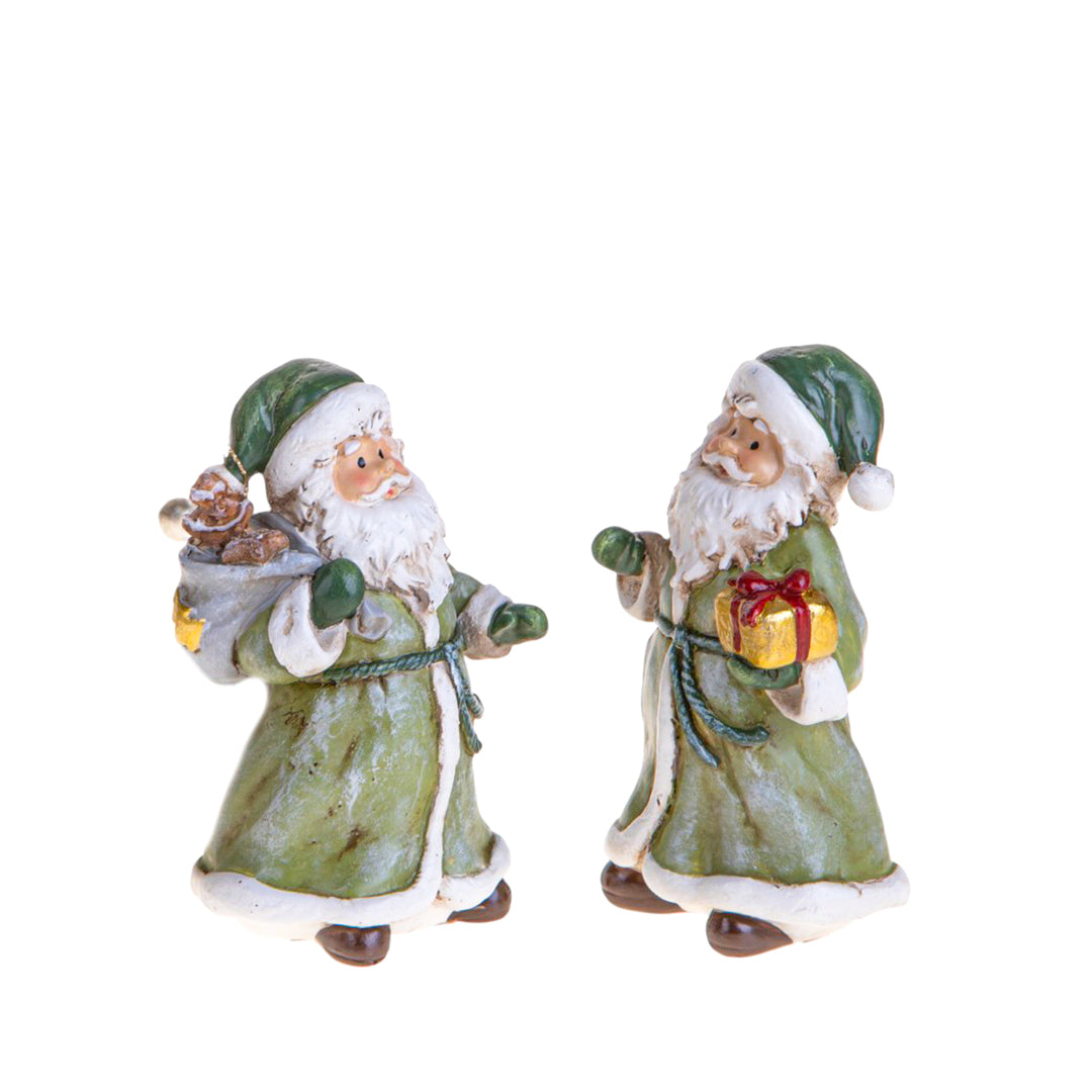 babbo natale con doni • H 12,5 cm