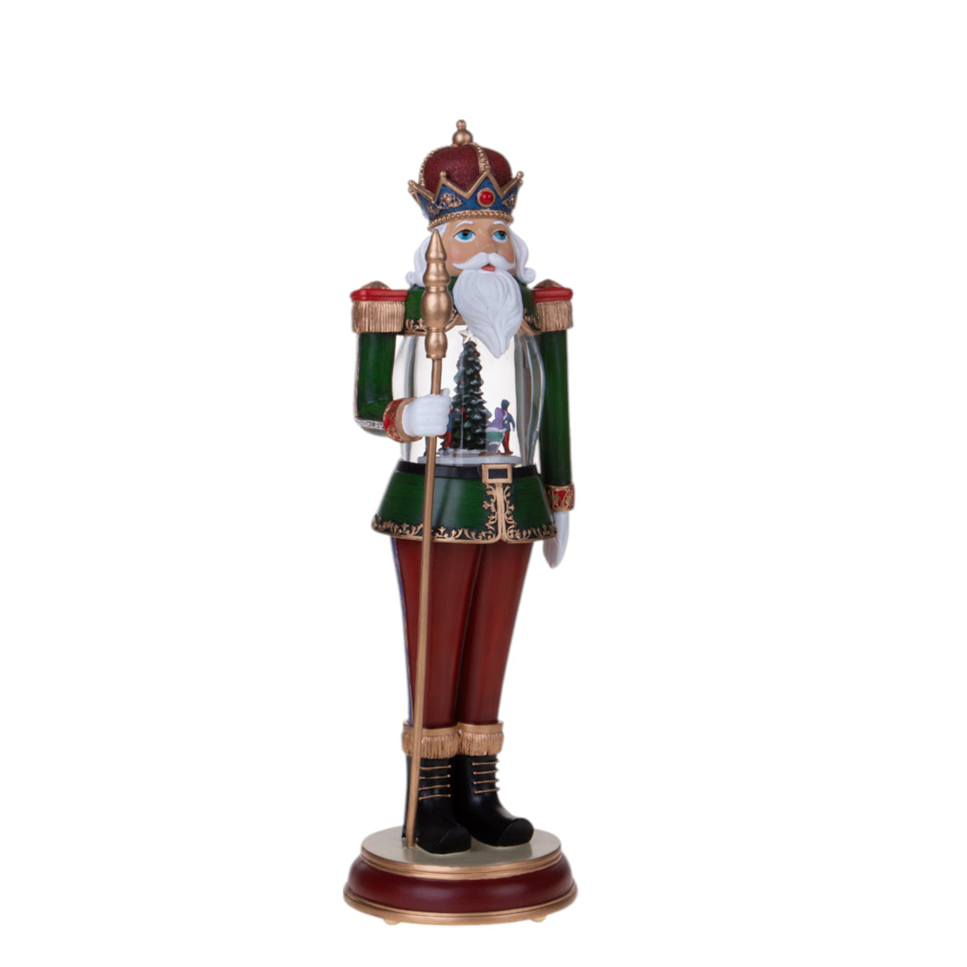 Schiaccianoci con led+movimento+musica • H 46 cm