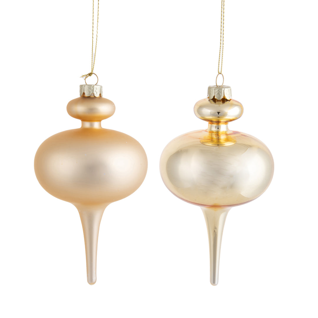 4 Pezzi •  Decorazione Vetro  • 16 cm