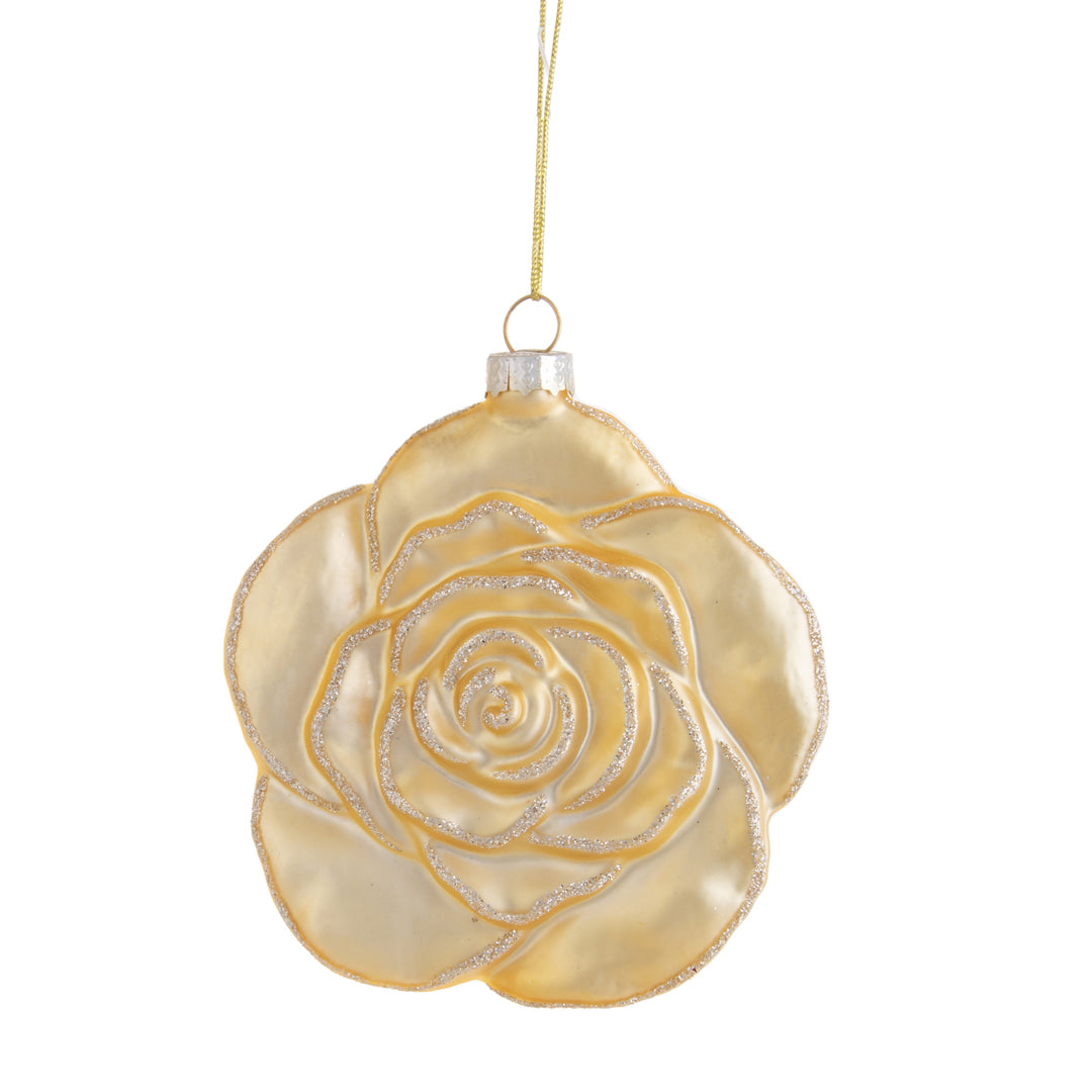 Pezzi 4 • Rosa vetro d. • H 10 cm