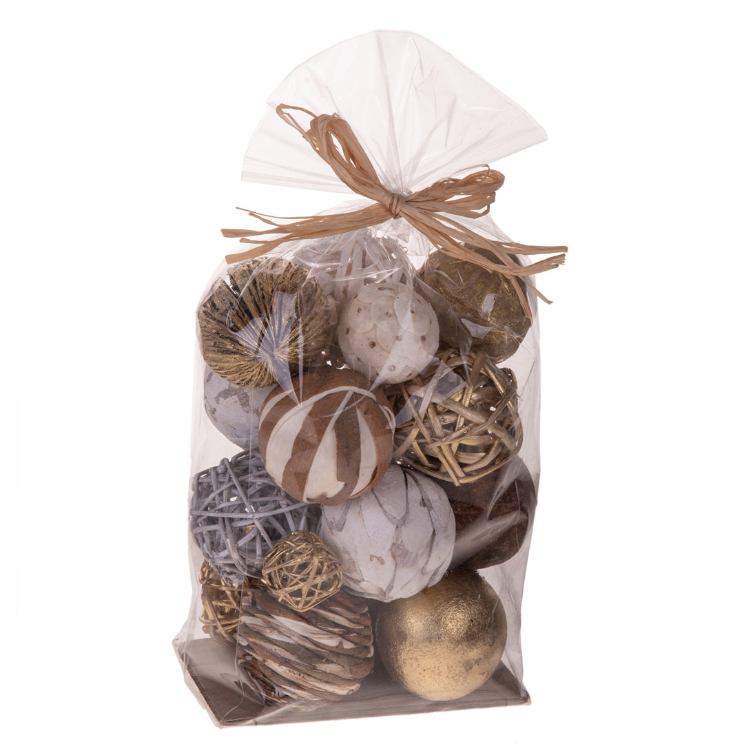 2 Pezzi • Sfere Decorate 18 Pz Assortite • 30 cm