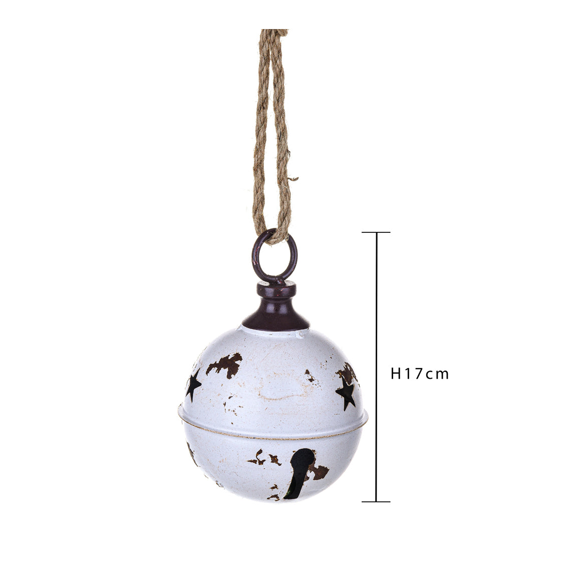 Pezzi 3 • Campanella metallo • H 17 cm