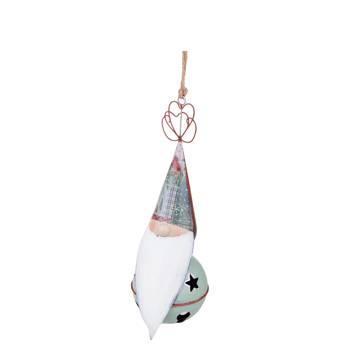 Sfera h con babbo natale • H 61 cm