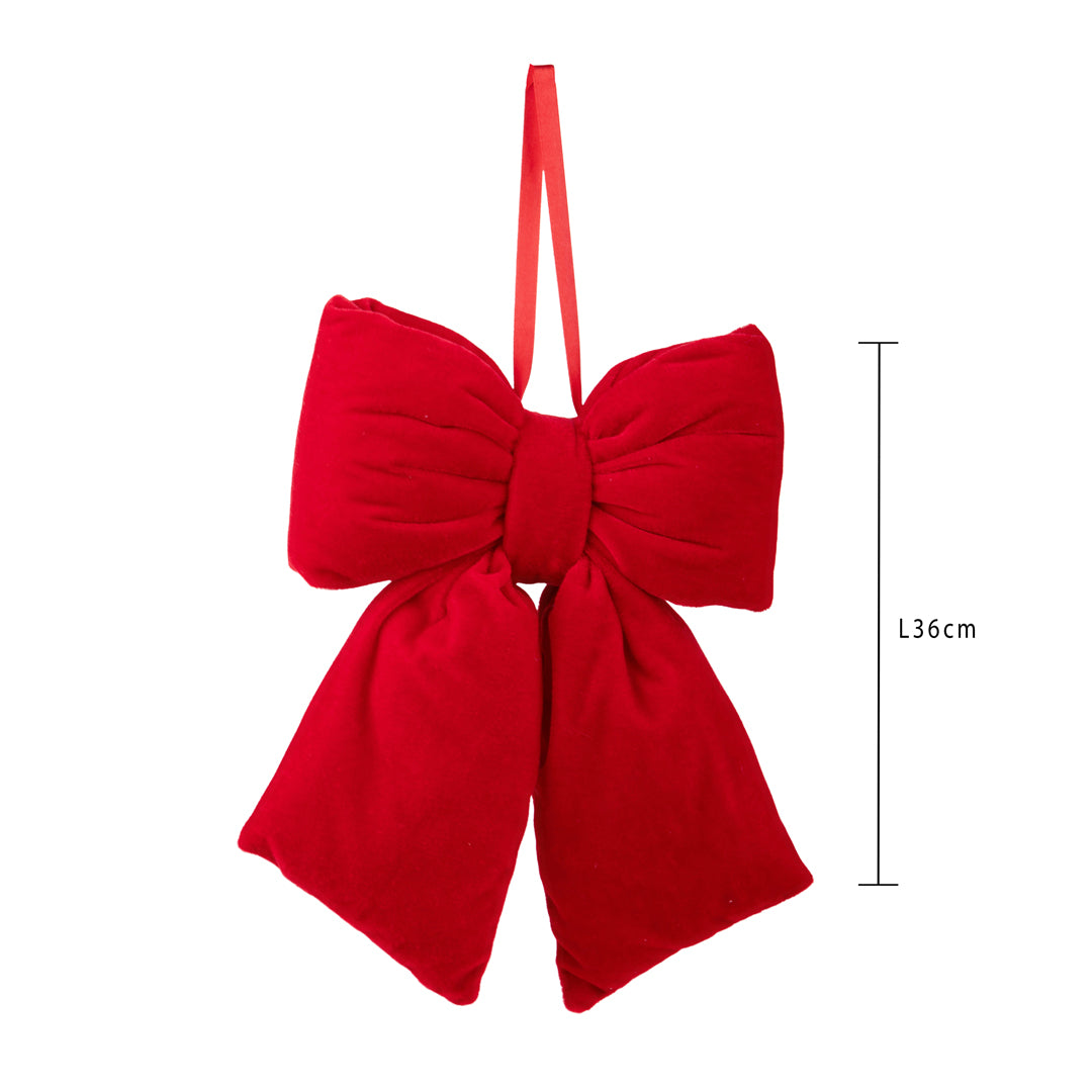 Pezzi 3 • Fiocco velluto • H 7 cm