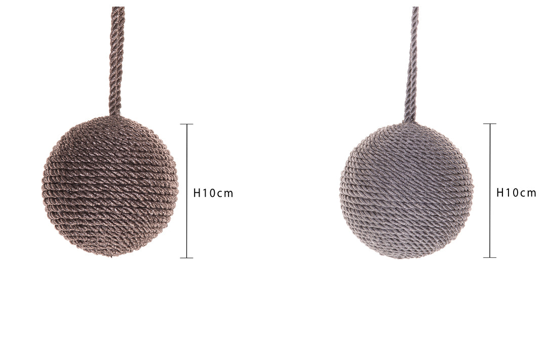 Pezzi 4 • Sfera cordonata • H 10 cm