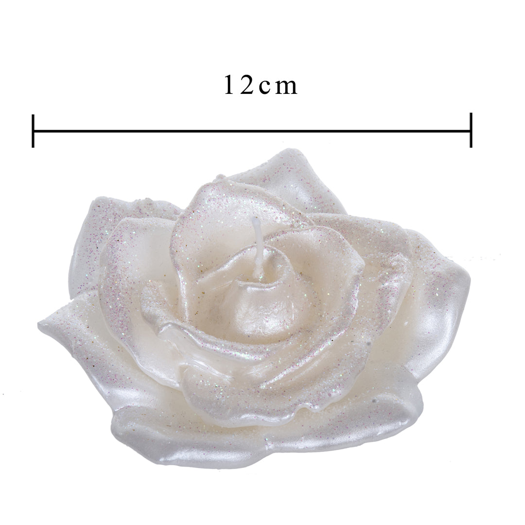 Rosa Cera Dm. 12 Brill. 4 Ore • 7 cm