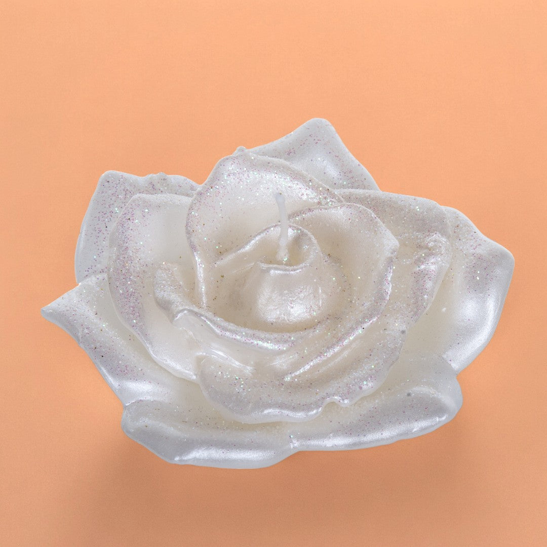 Rosa Cera Dm. 12 Brill. 4 Ore • 7 cm