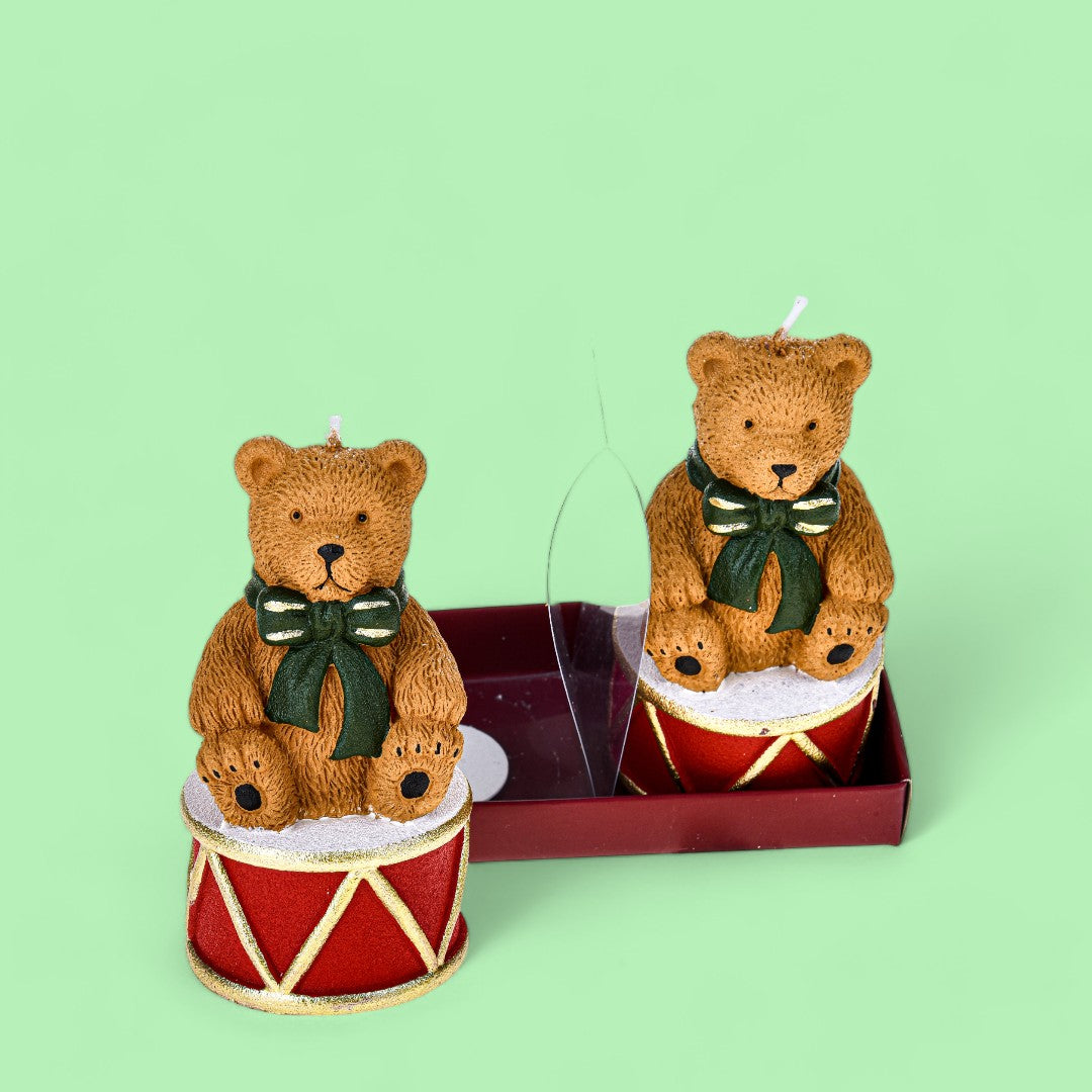 Cand. Orsetti Natalizi 2 Pz H. • 11,5 cm