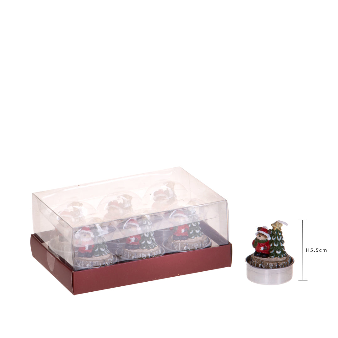 Tea lightAlb.natale • H 5,5 cm