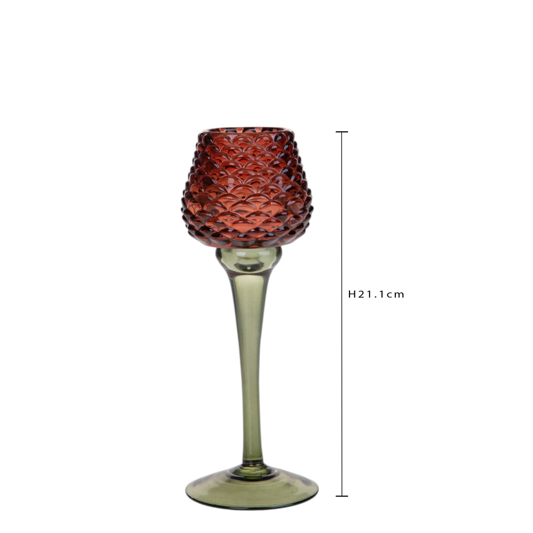 Portacandelacalice pigna • H 21,1 cm