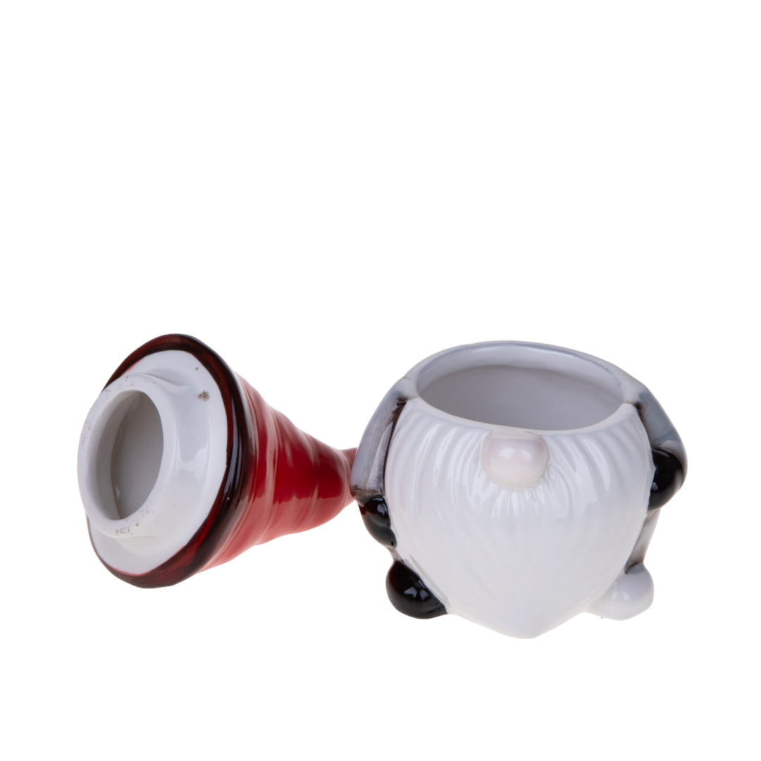 2 Pezzi • Babbo Natale Contenitore • 16 cm