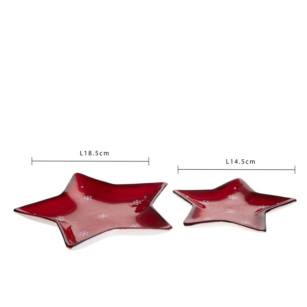 Pezzi 3 • svuotatasche stella • H 2,5 cm