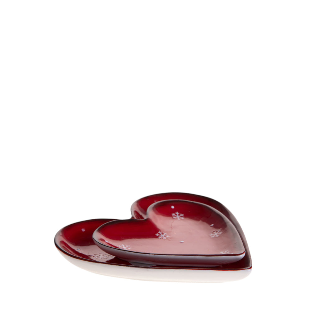 Pezzi 3 • 2 svuotatasche cuore • H 2,2 cm