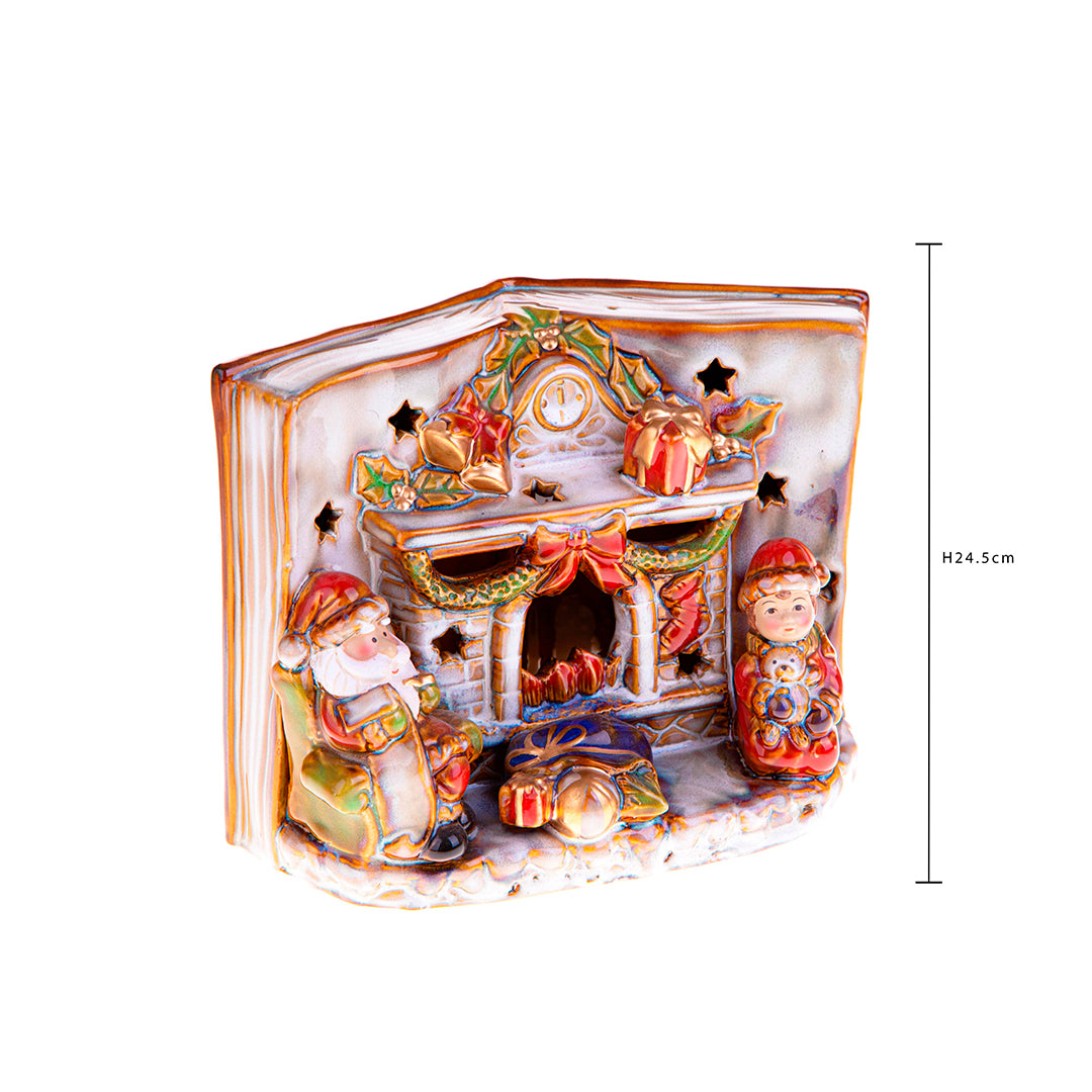 Libro di natale con led • 24 cm