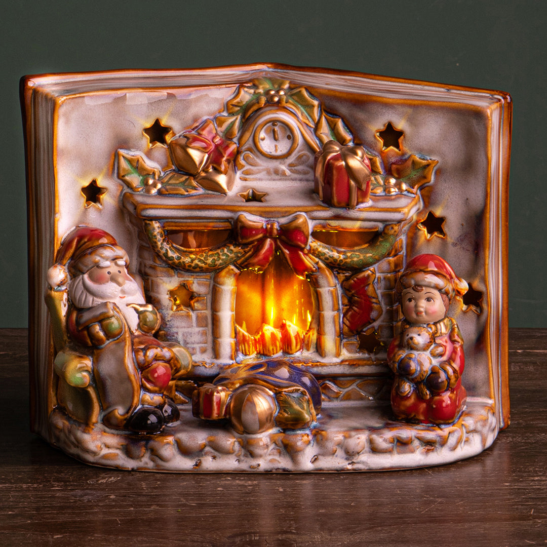 Libro di natale con led • 24 cm