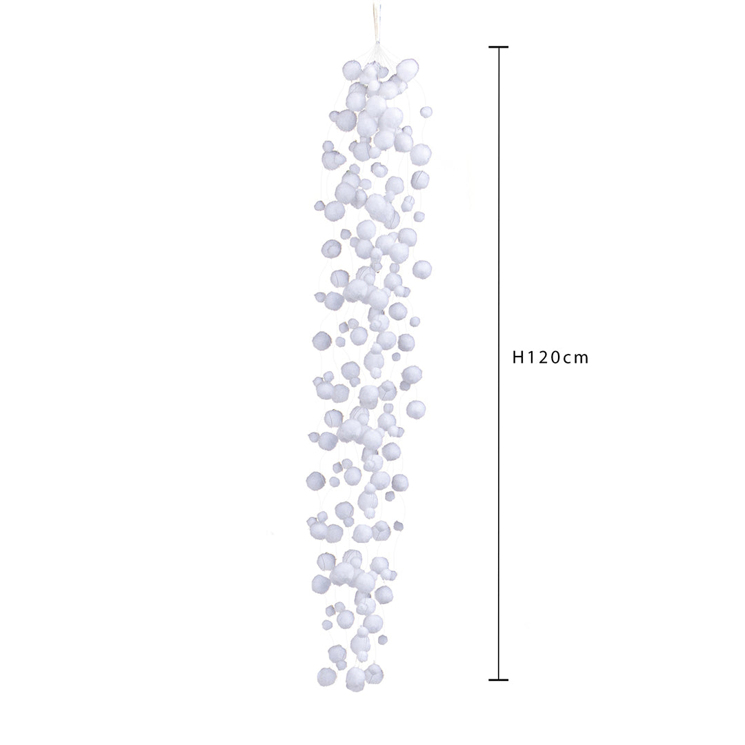 2 Pezzi • Mazzo con sfere cadenti • 120 cm