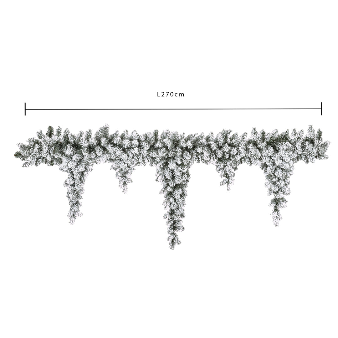GhirlandaAbetone con drops • H 86 cm