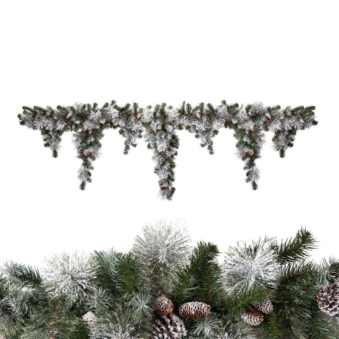 Ghirlanda con Drop Pigne Inn.333T • 40 cm