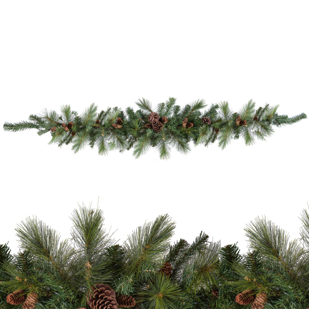 Sopra Porta con Pigne 120 Rami • 40 cm