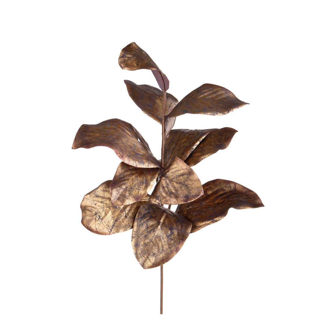 3 Pezzi • Ramo Foglie Magnolia • 94 cm