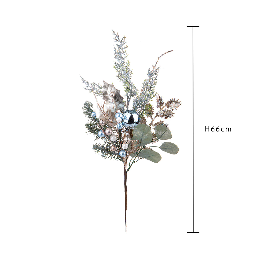 6 Pezzi • Tralcio con sfere • 62 cm