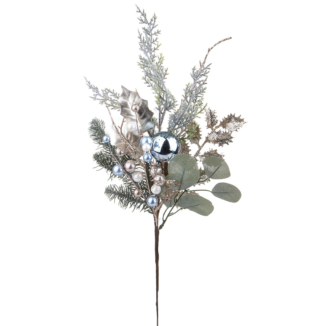 6 Pezzi • Tralcio con sfere • 62 cm