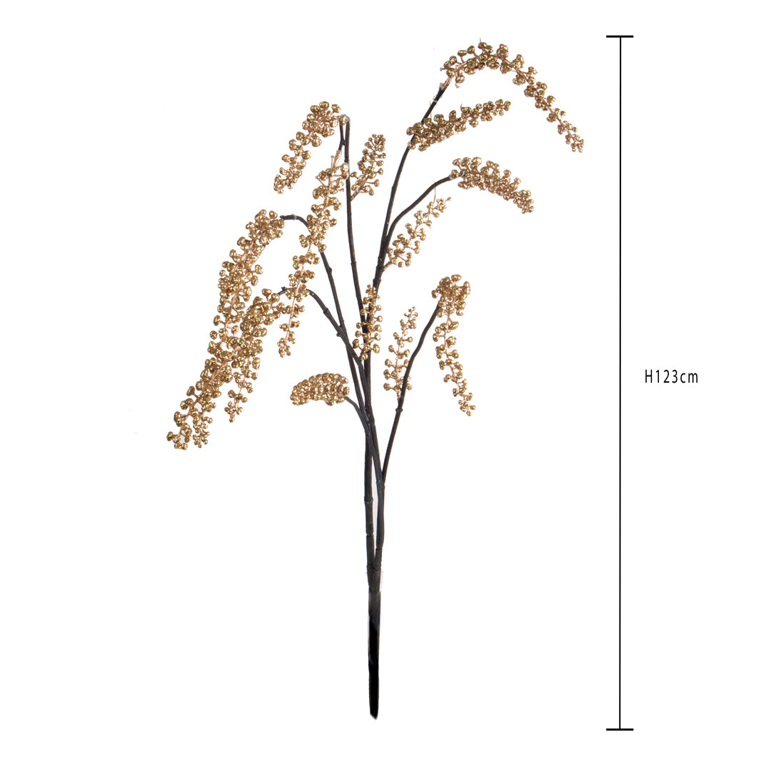 Pezzi 6 • Phytolacca ramo • H 123 cm