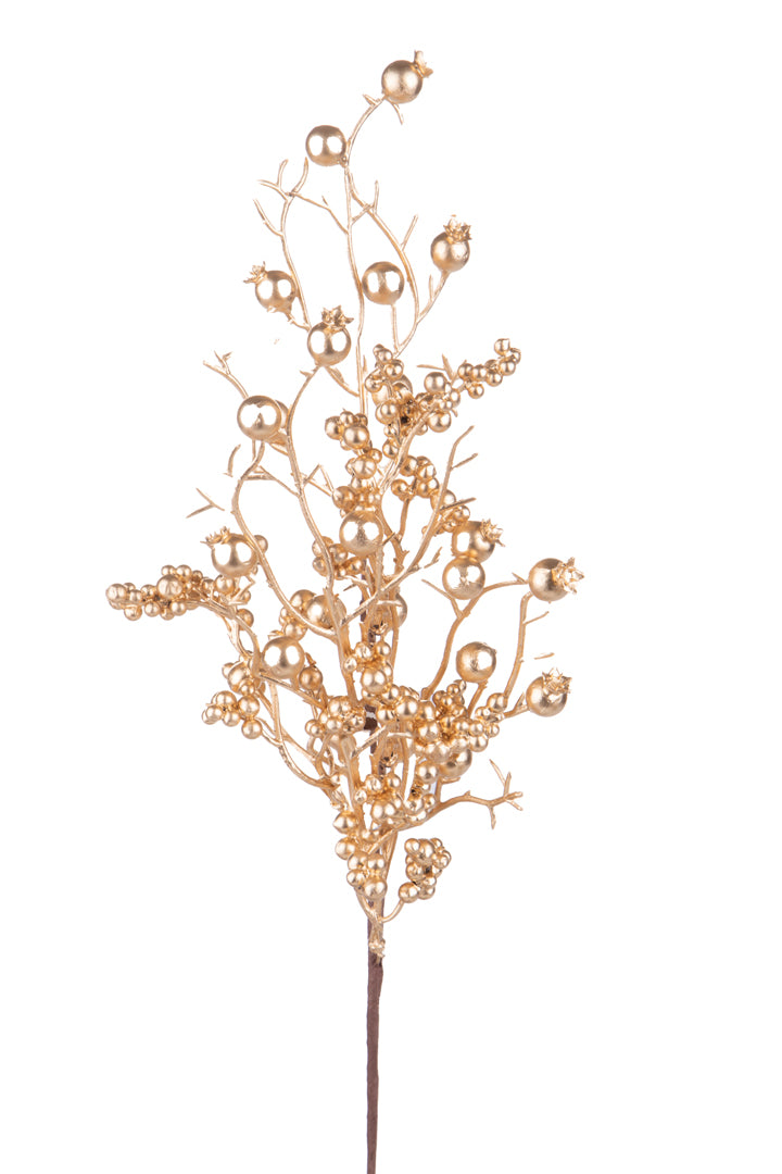 6 Pezzi • Ramo con bacche • 51 cm