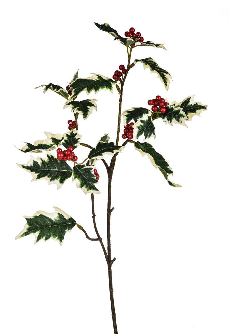 6 Pezzi • Ramo di agrifoglio • 68 cm