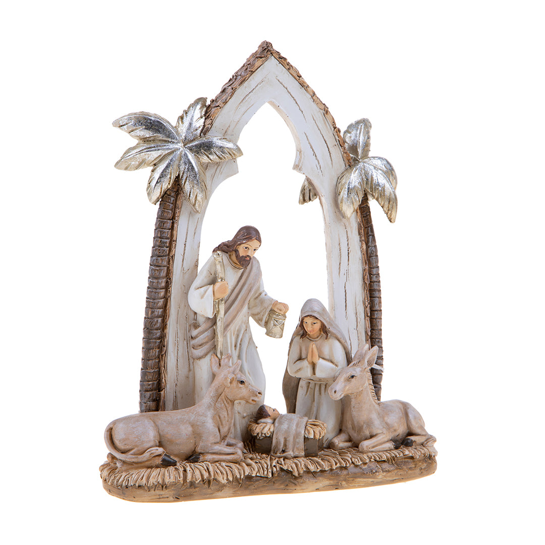 Natività con palme • 22 cm